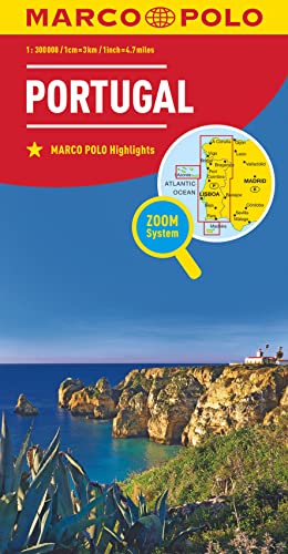 MARCO POLO Länderkarte Portugal 1:300.000: Zoom System